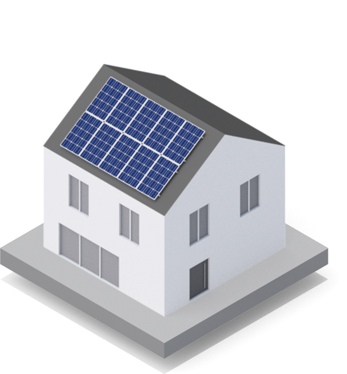 Planta fotovoltaica configurada óptimamente a la situación local, a sus requerimientos y a su necesidad de corriente
