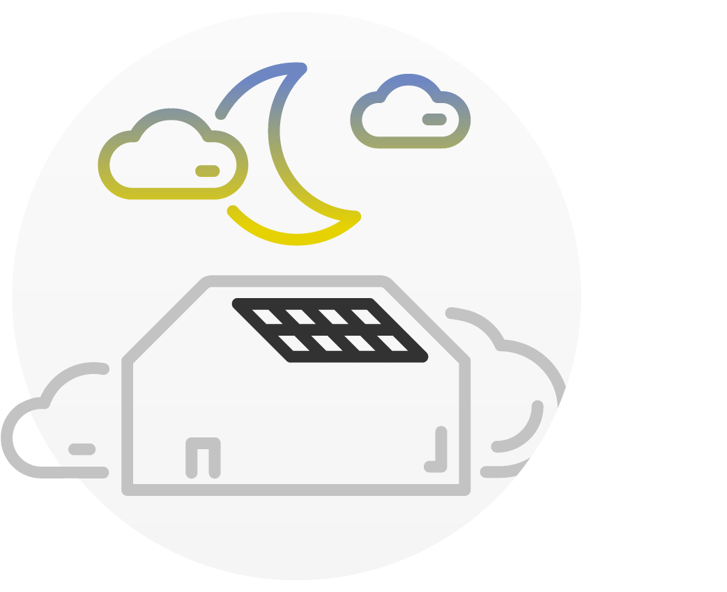 Usar energía solar gratuita también cuando la planta fotovoltaica no produce ninguna